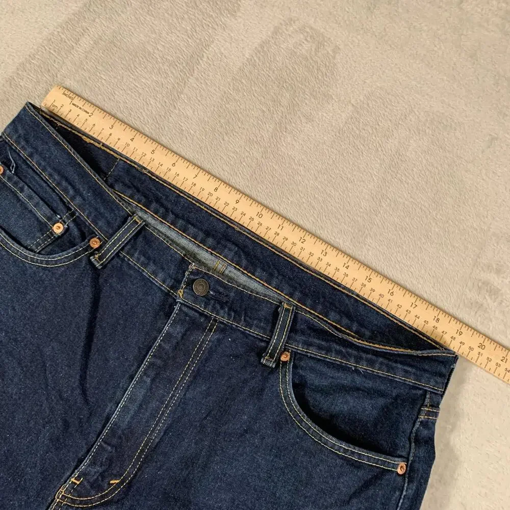 Levis 505 Jeans Mens 38x30 Blue Waterless Denim Straight Leg‎ Classic Fit Pants